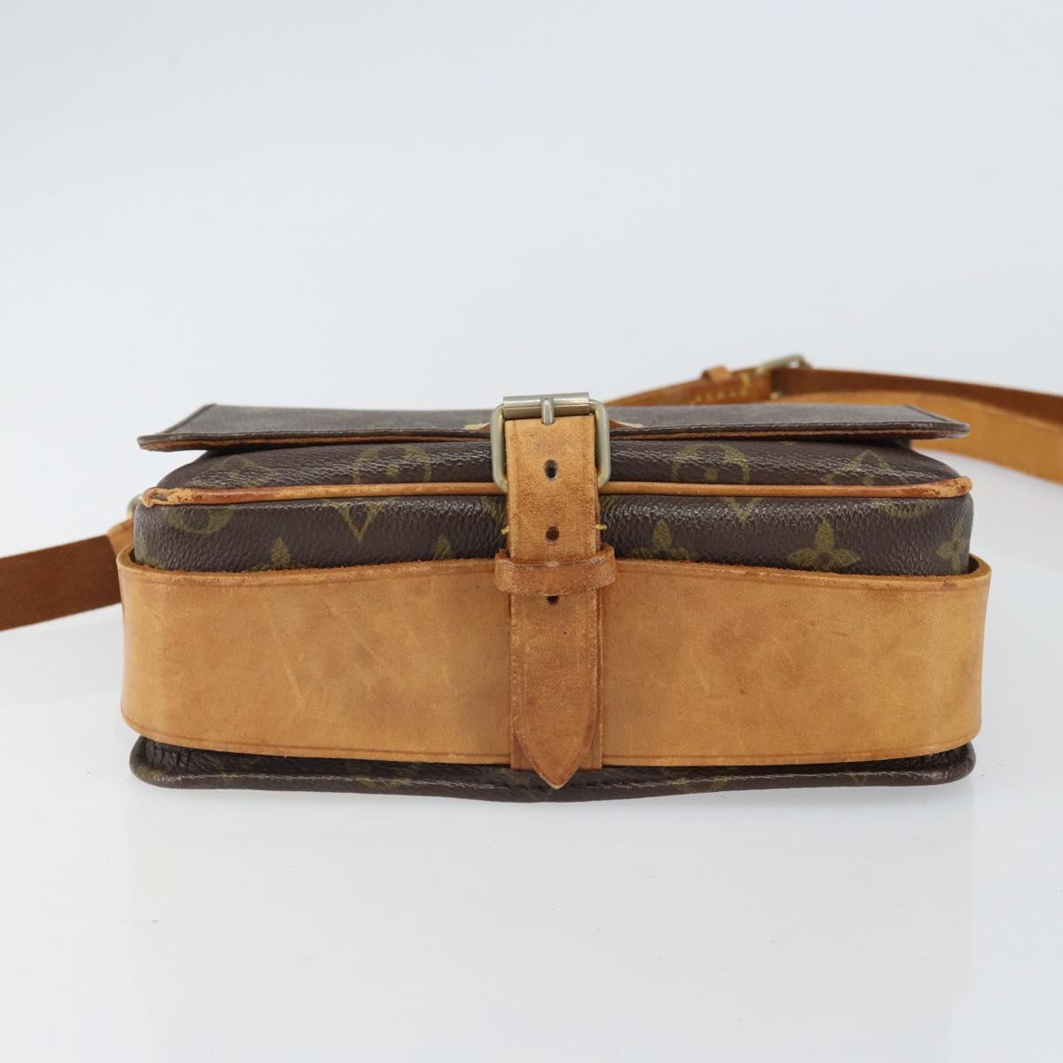 LOUIS VUITTON Monogram Cartouchiere MM Shoulder Bag Vintage M51253 Auth 169330
