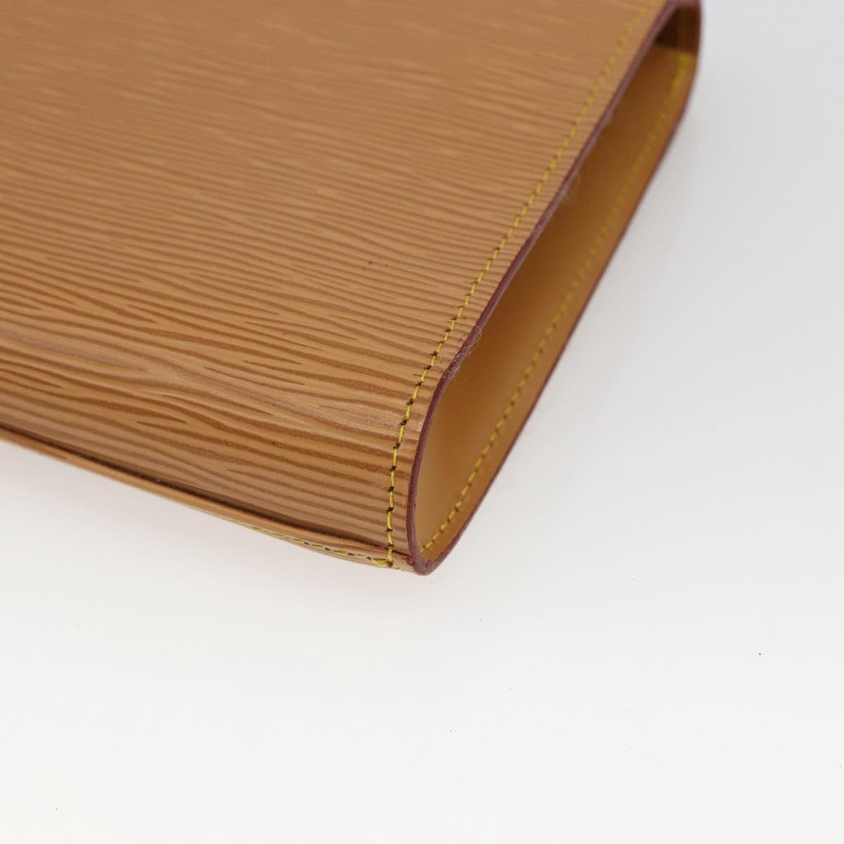 LOUIS VUITTON Epi Art Deco Clutch Bag Beige M52639 LV Auth 169335