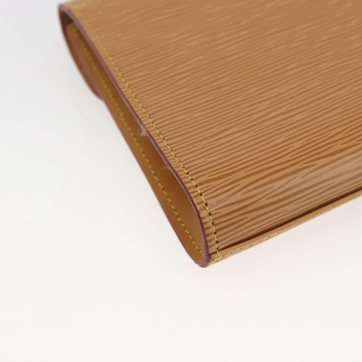 LOUIS VUITTON Epi Art Deco Clutch Bag Beige M52639 LV Auth 169335