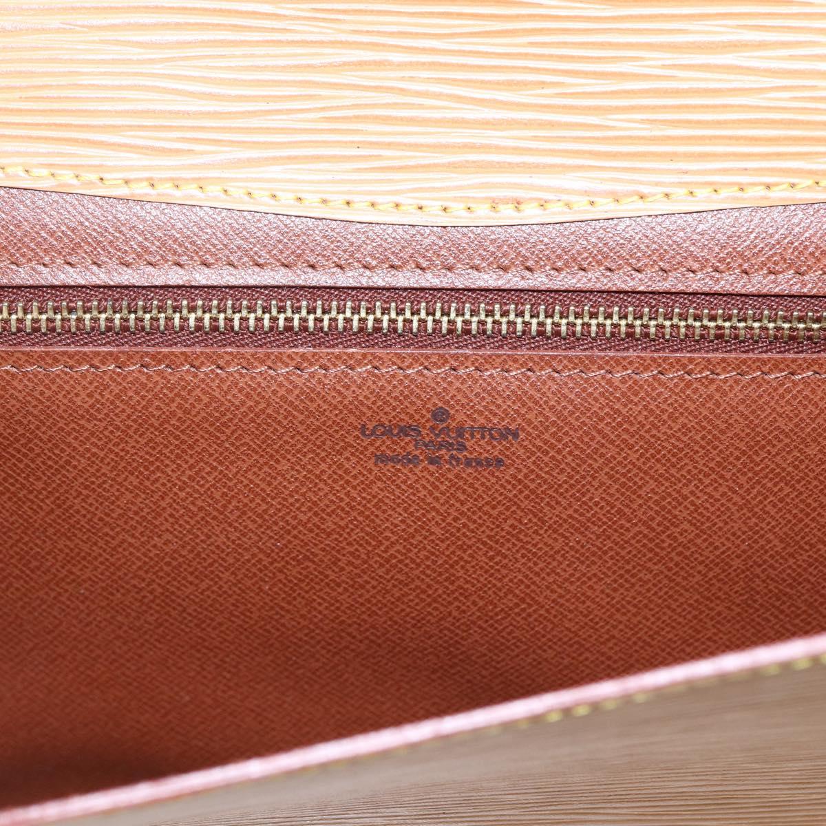 LOUIS VUITTON Epi Art Deco Clutch Bag Beige M52639 LV Auth 169335