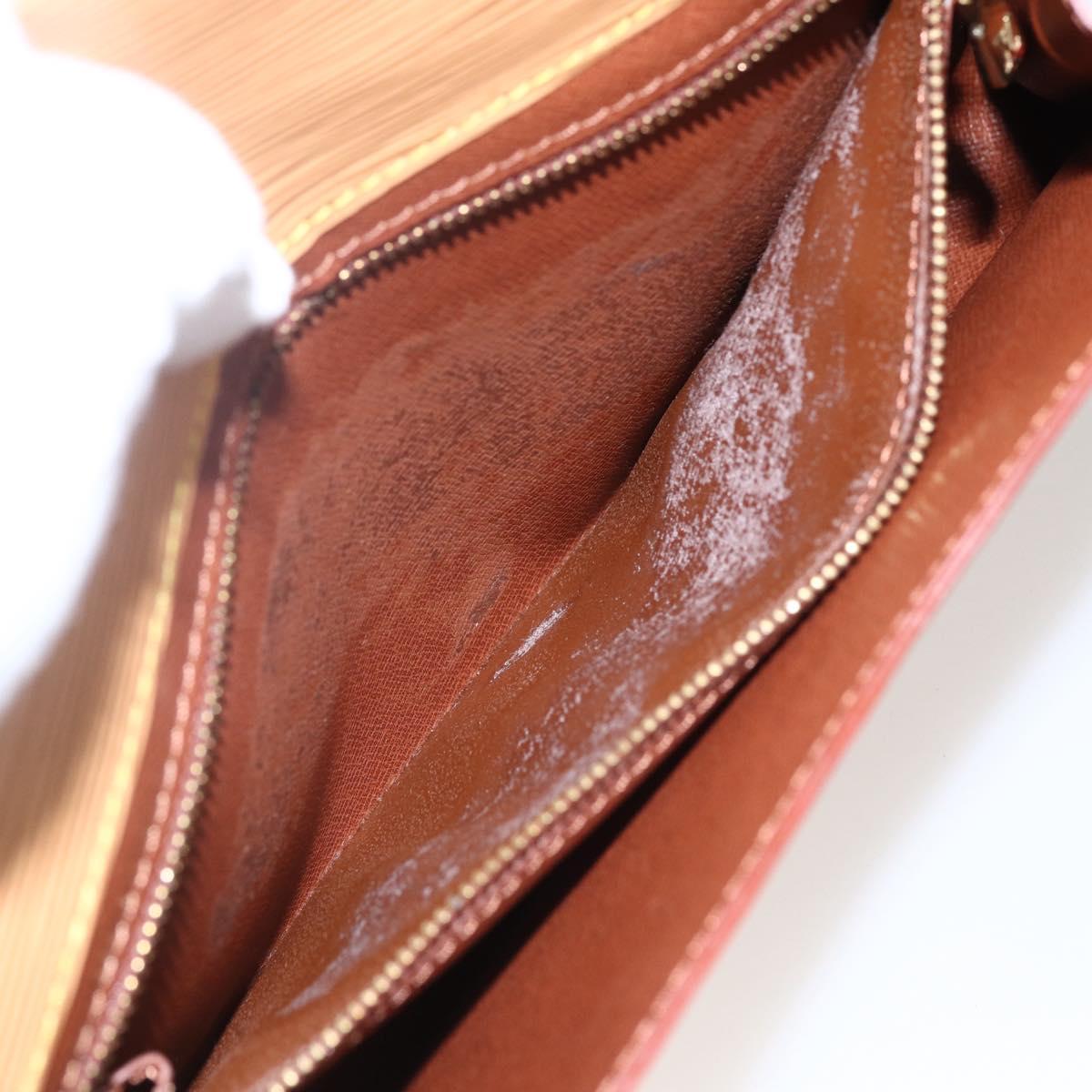 LOUIS VUITTON Epi Art Deco Clutch Bag Beige M52639 LV Auth 169335