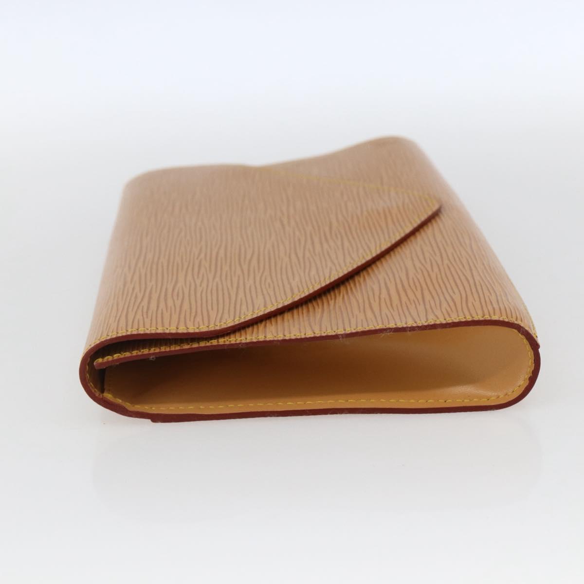 LOUIS VUITTON Epi Art Deco Clutch Bag Beige M52639 LV Auth 169335