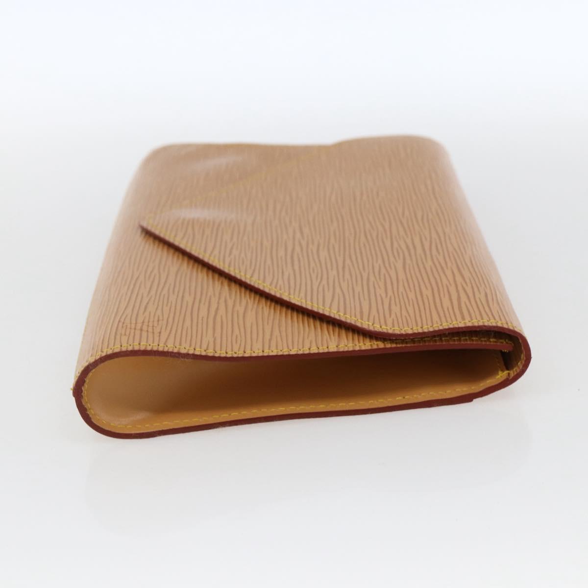 LOUIS VUITTON Epi Art Deco Clutch Bag Beige M52639 LV Auth 169335