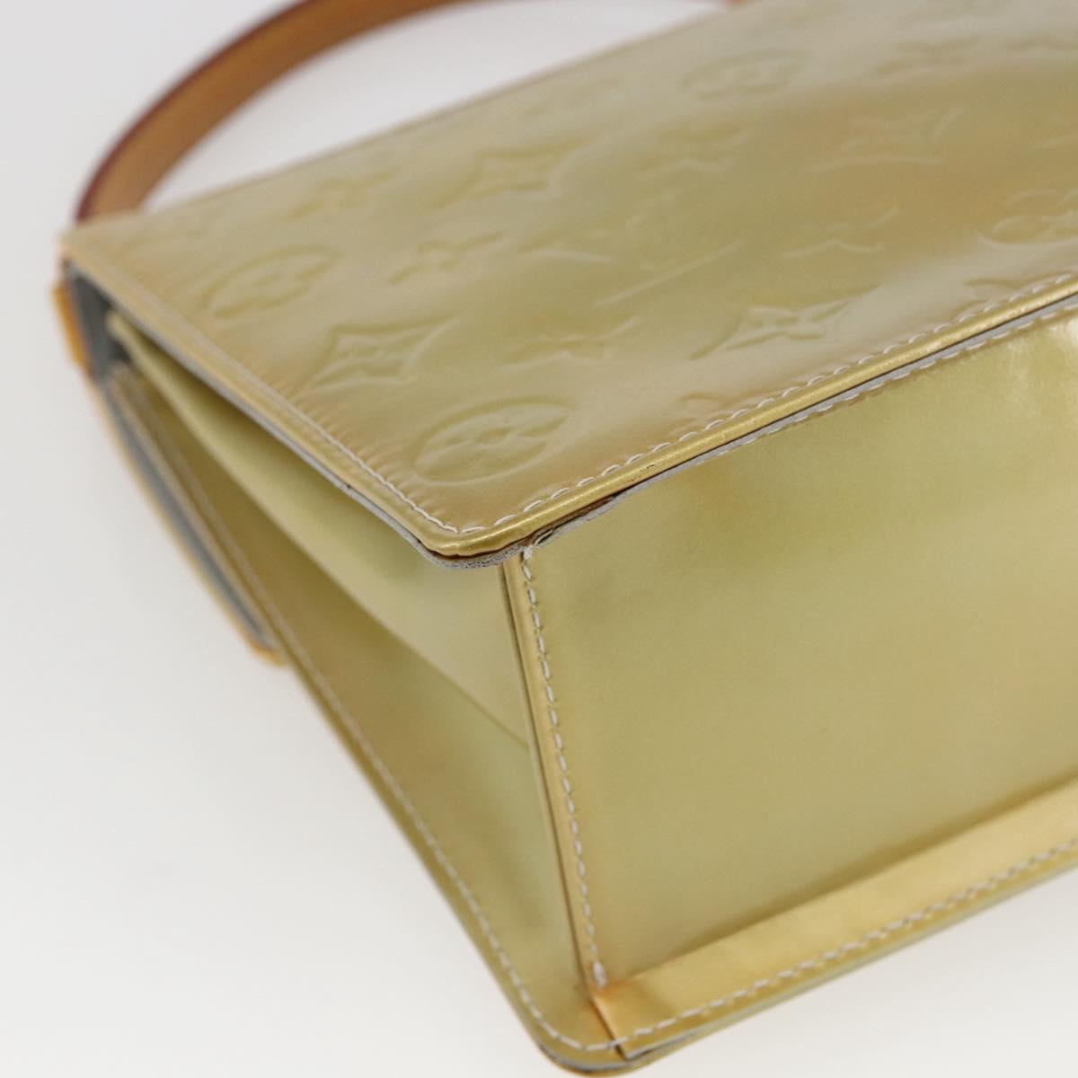 LOUIS VUITTON Monogram Vernis Spring street Hand Bag Gris M91029 LV Auth 169343