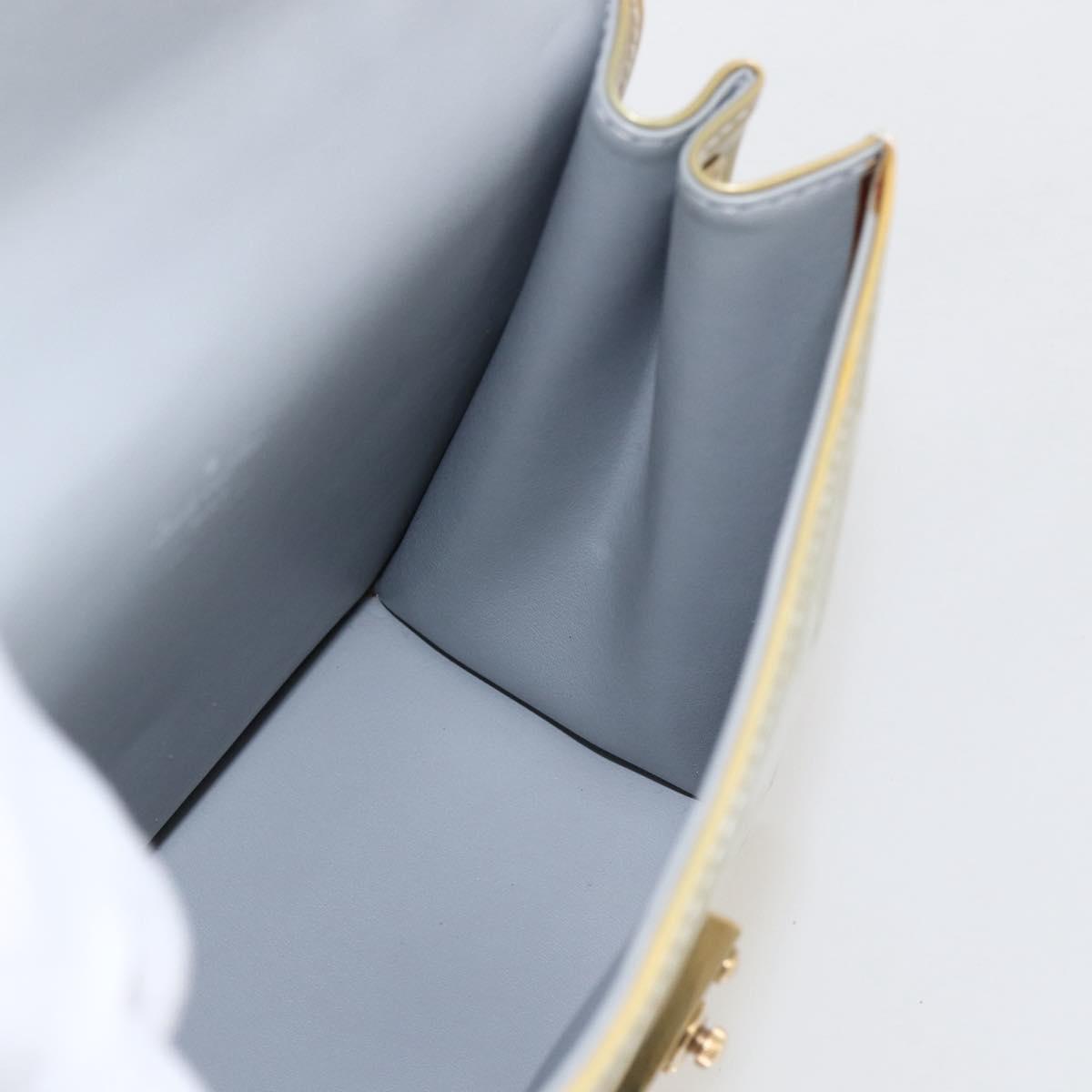 LOUIS VUITTON Monogram Vernis Spring street Hand Bag Gris M91029 LV Auth 169343