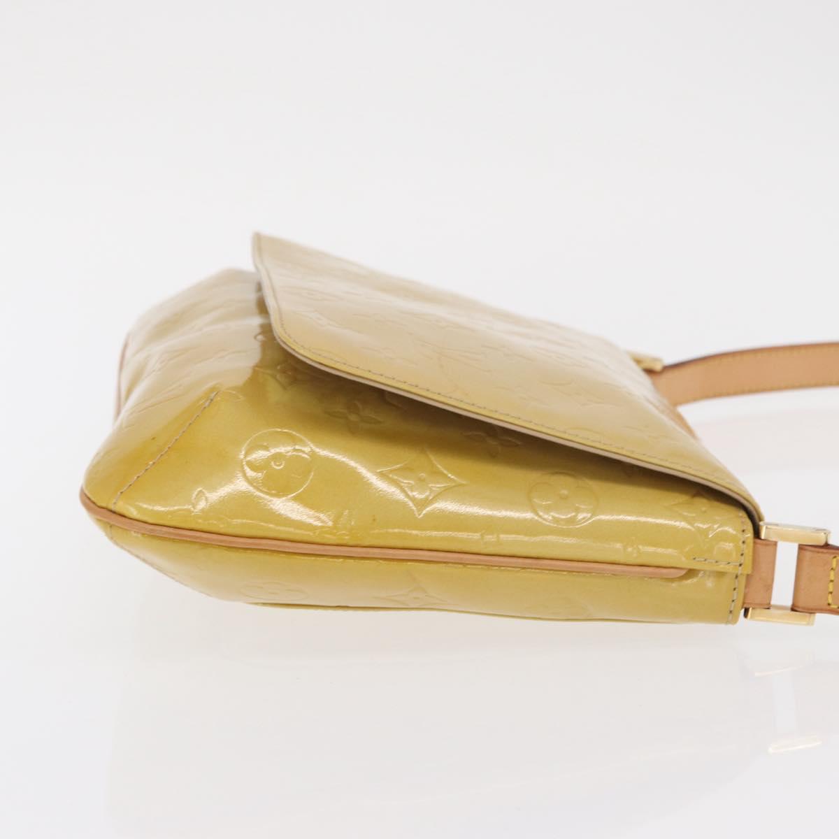 LOUIS VUITTON Monogram Vernis Thompson Street Bag Beige M91301 LV Auth 169346
