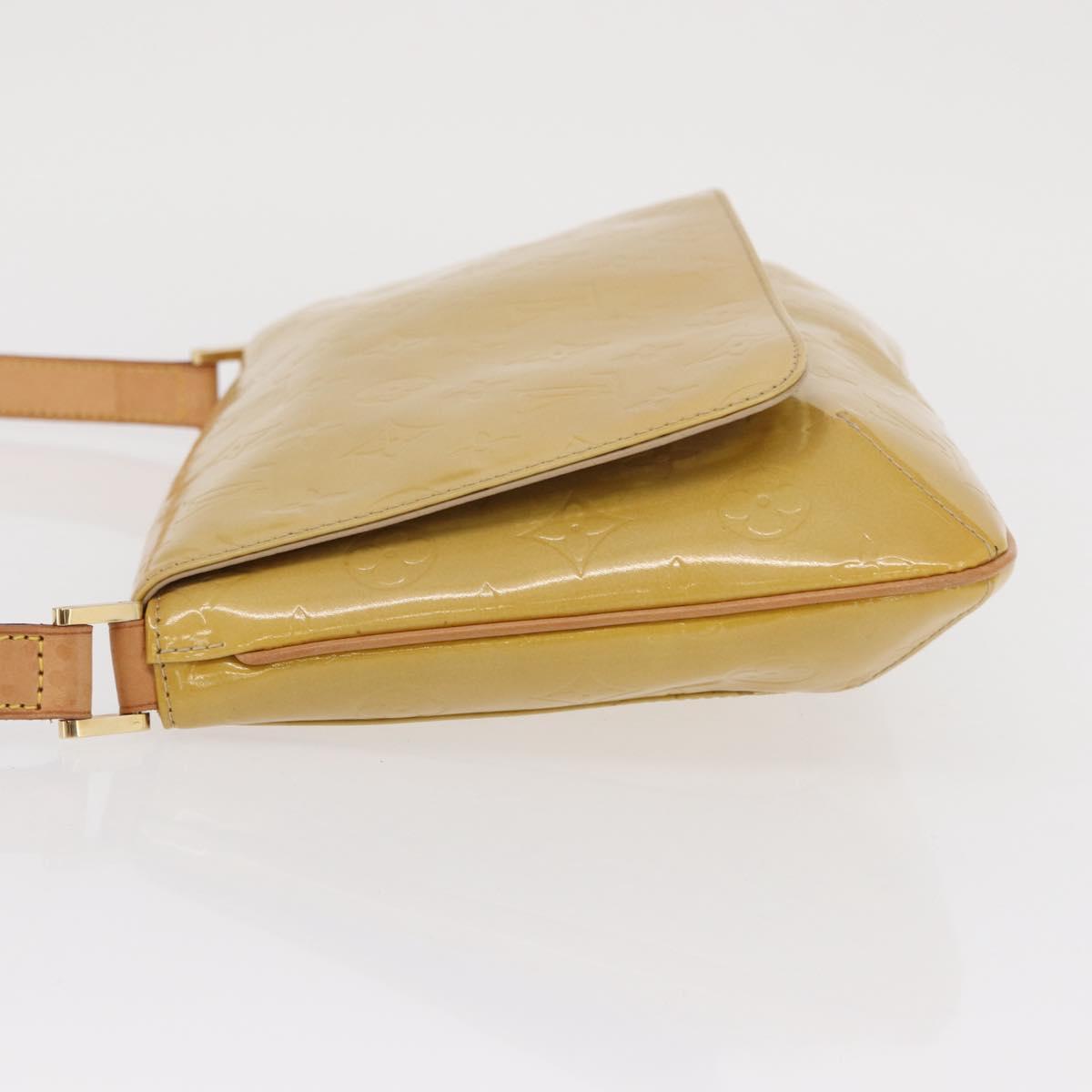 LOUIS VUITTON Monogram Vernis Thompson Street Bag Beige M91301 LV Auth 169346
