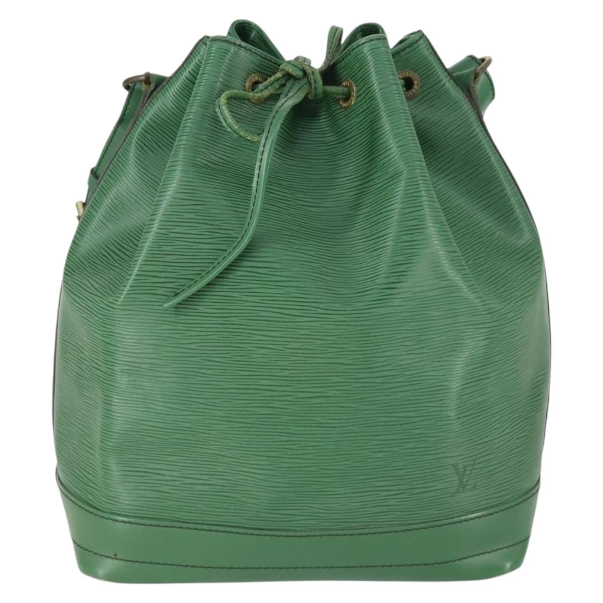 LOUIS VUITTON Epi Noe Shoulder Bag Green M44004 LV Auth 169347