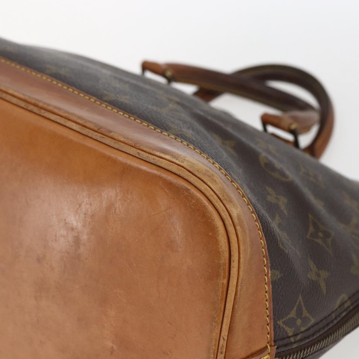 LOUIS VUITTON Monogram Alma Hand Bag M51130 LV Auth 169353