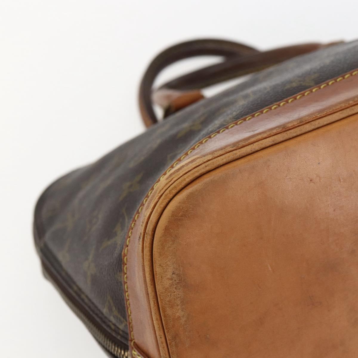 LOUIS VUITTON Monogram Alma Hand Bag M51130 LV Auth 169353