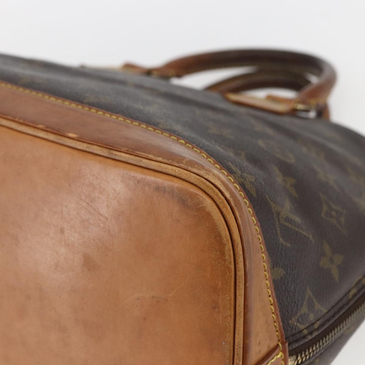 LOUIS VUITTON Monogram Alma Hand Bag M51130 LV Auth 169353