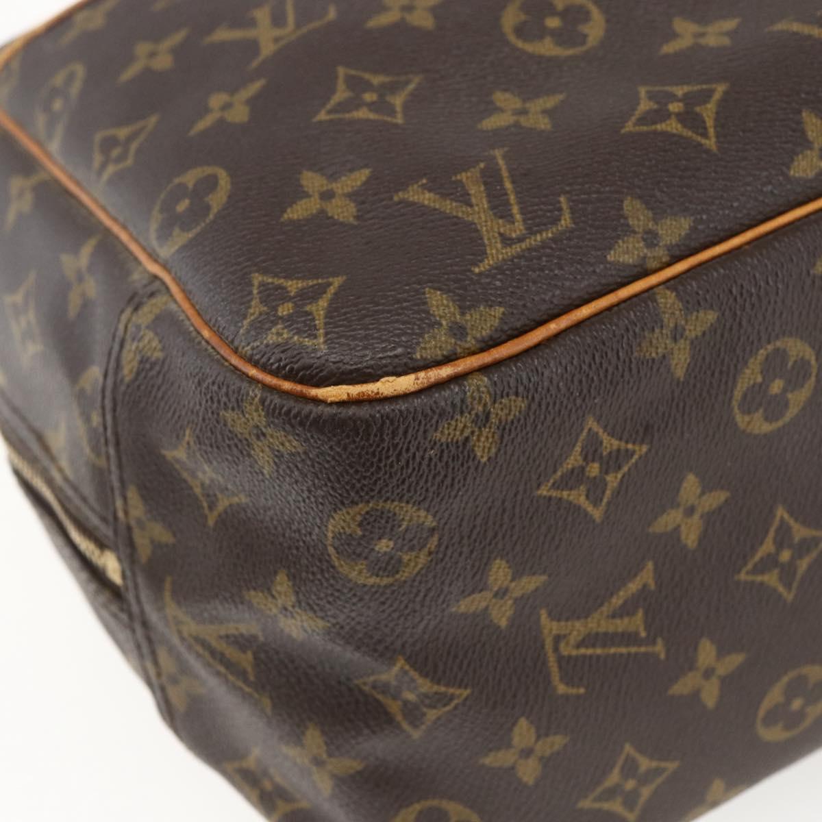 LOUIS VUITTON Monogram Deauville Hand Bag M47270 LV Auth 169356