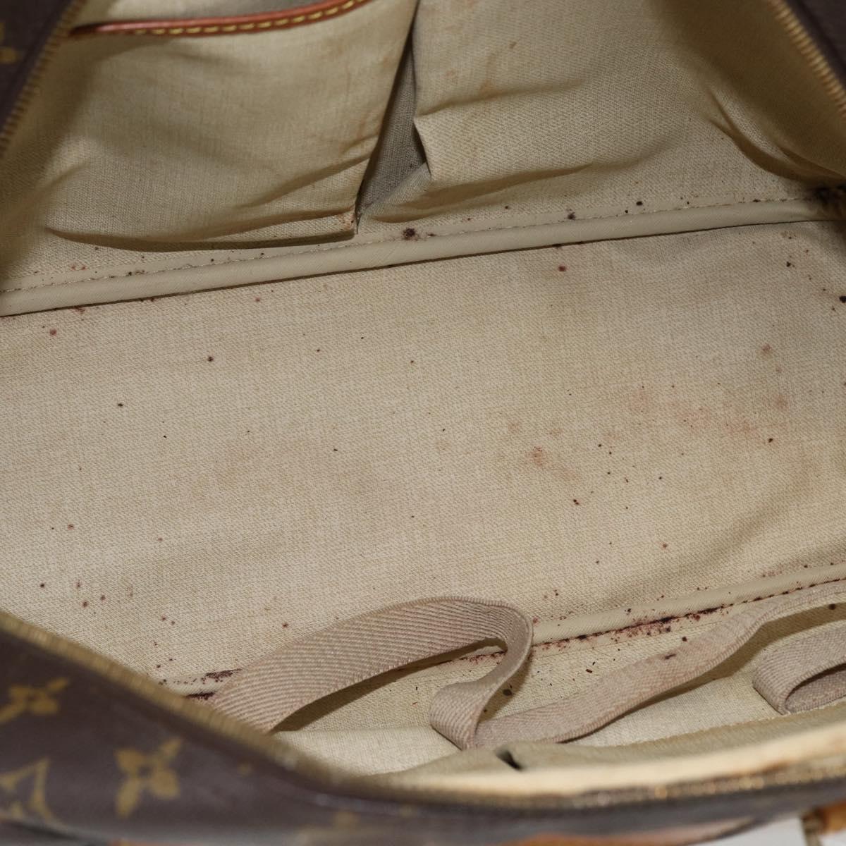 LOUIS VUITTON Monogram Deauville Hand Bag M47270 LV Auth 169356