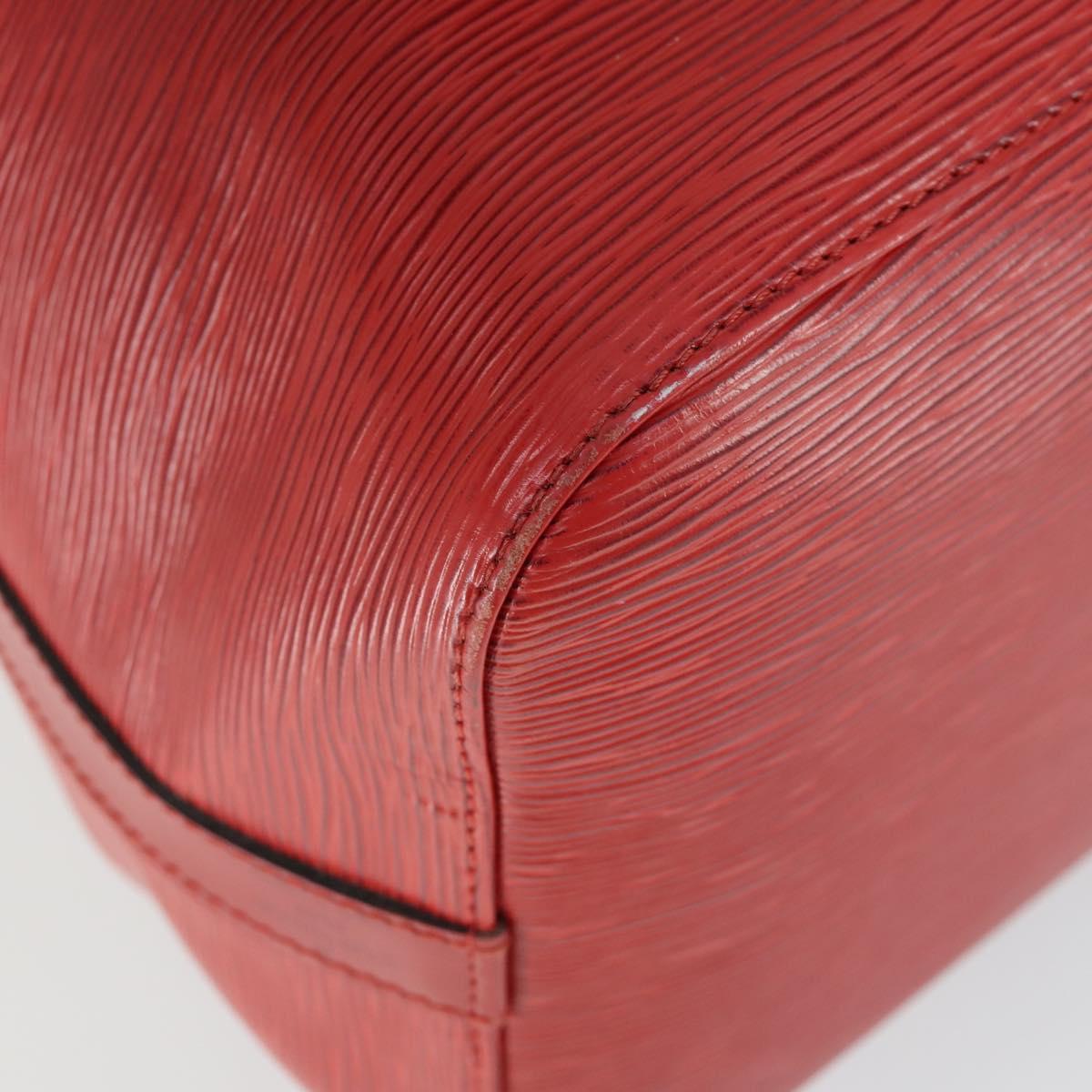 LOUIS VUITTON Epi Noe Shoulder Bag Red M44007 LV Auth 169357