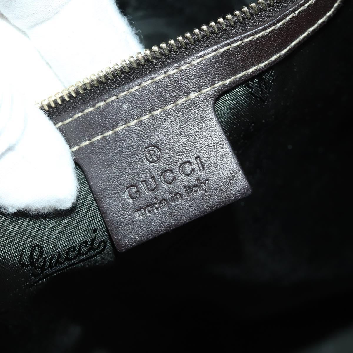 GUCCI GG Crystal Tote Bag Coated Canvas Beige Gold 197022 Auth 169450