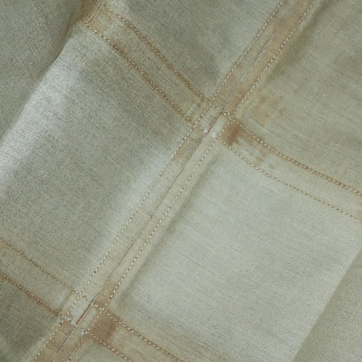 CELINE Macadam Canvas Boston Bag PVC Leather Brown Gold Auth 169471