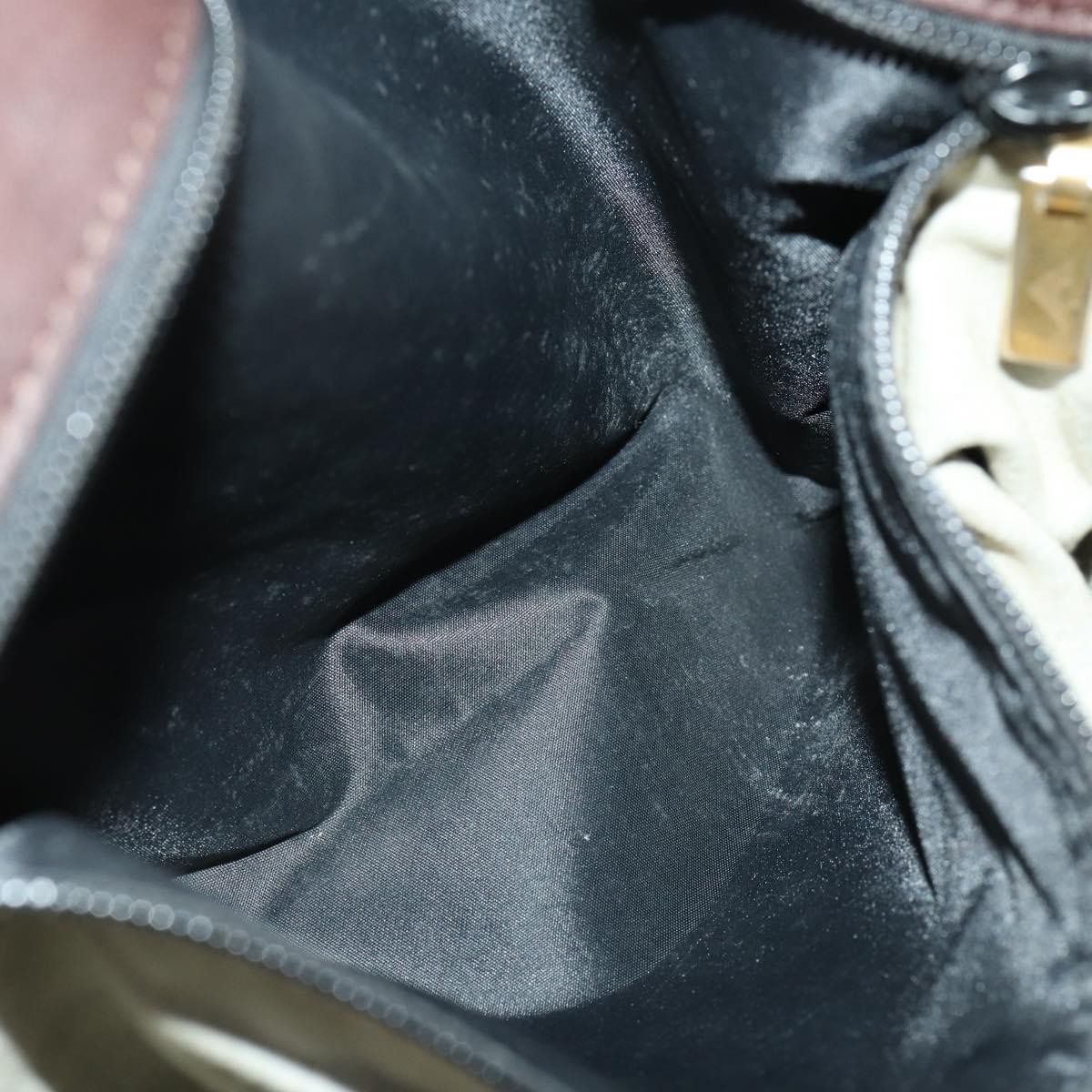 BOTTEGA VENETA INTRECCIATO Tote Bag Leather Brown Gold Auth 169474