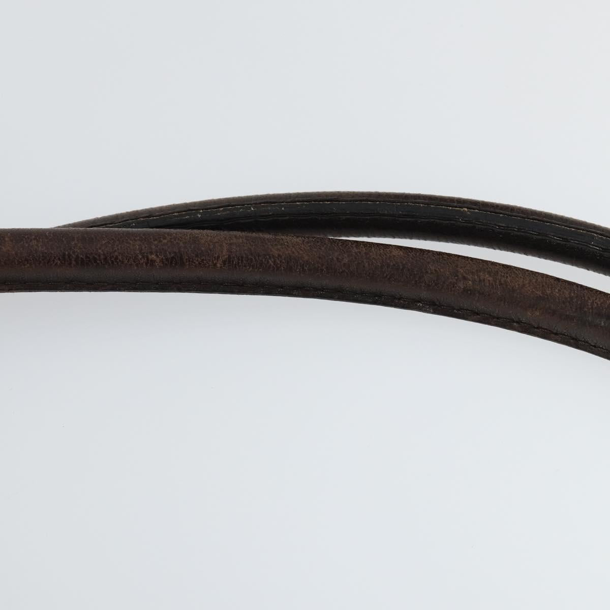 BOTTEGA VENETA INTRECCIATO Tote Bag Leather Brown Gold Auth 169474