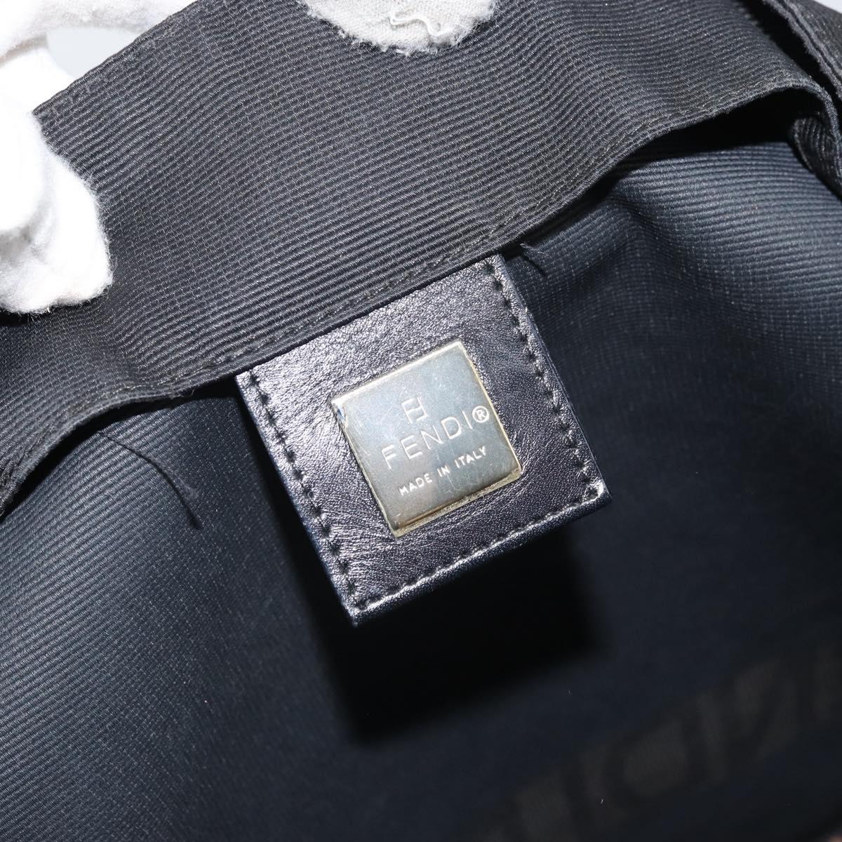 FENDI Tote Bag Black Auth 169475