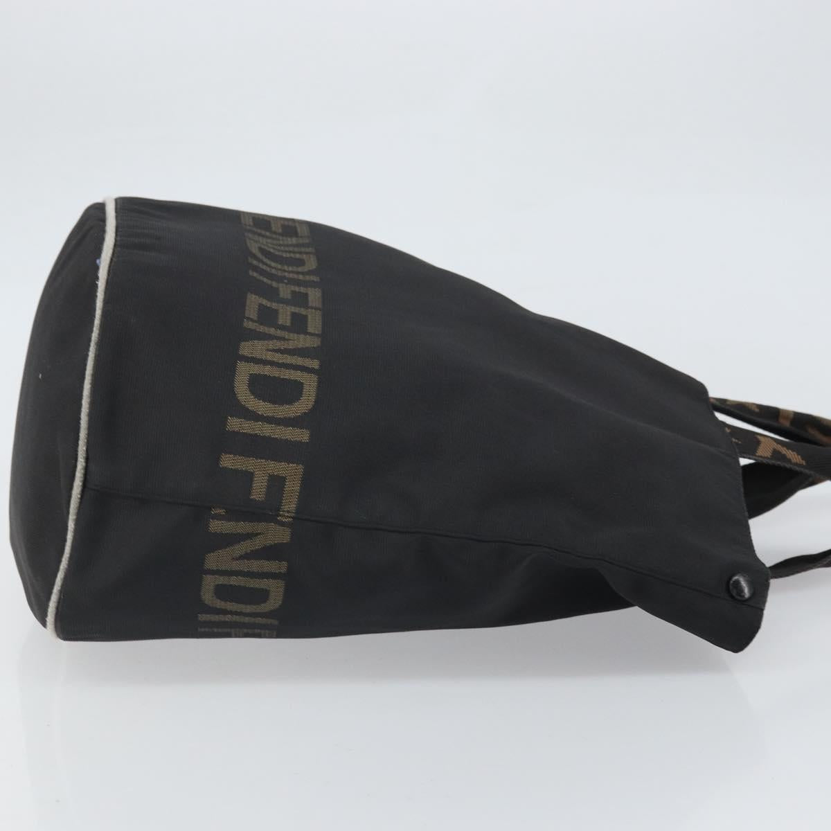 FENDI Tote Bag Black Auth 169475
