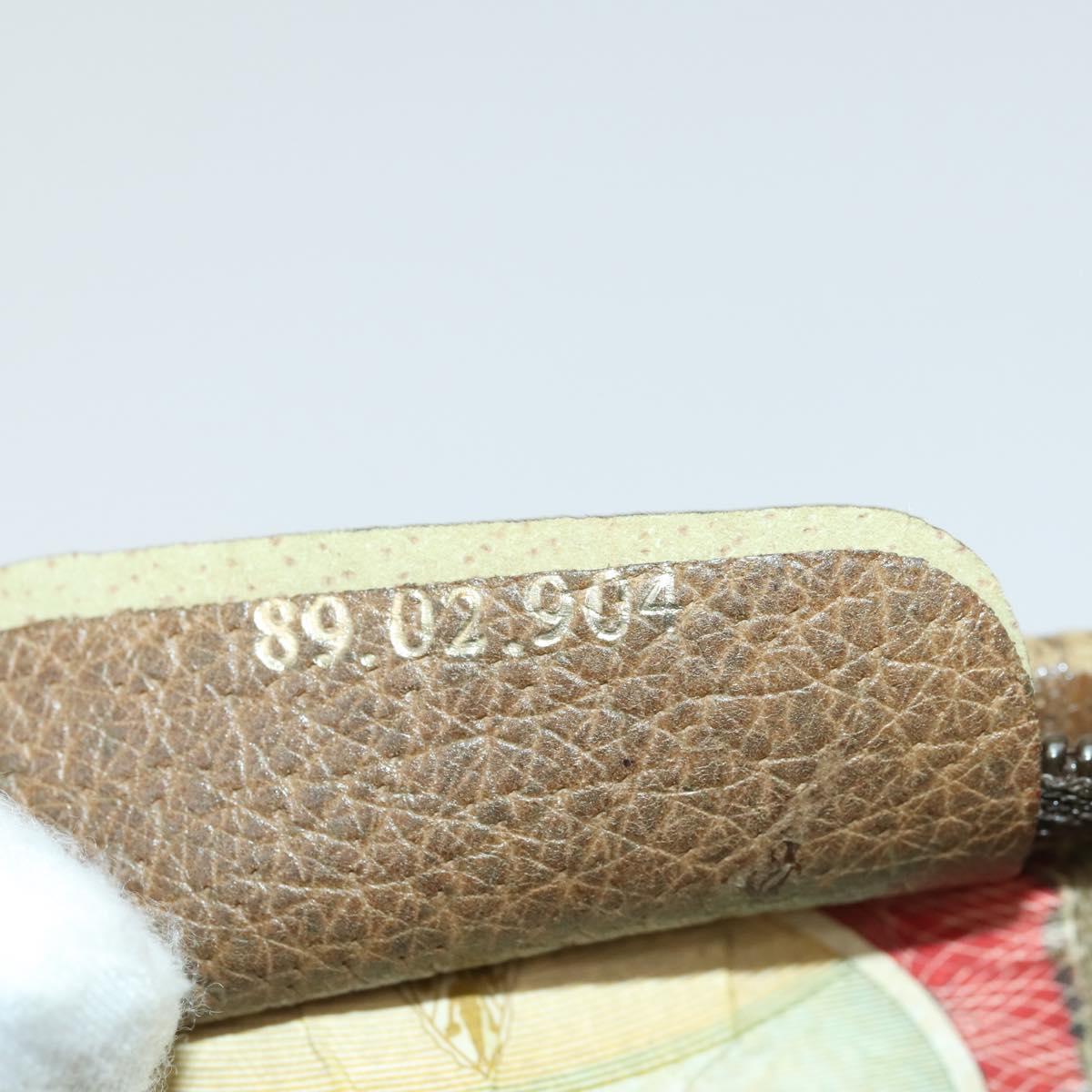 GUCCI GG Supreme Tote Bag PVC Beige Gold 89 02 904 Auth 169480
