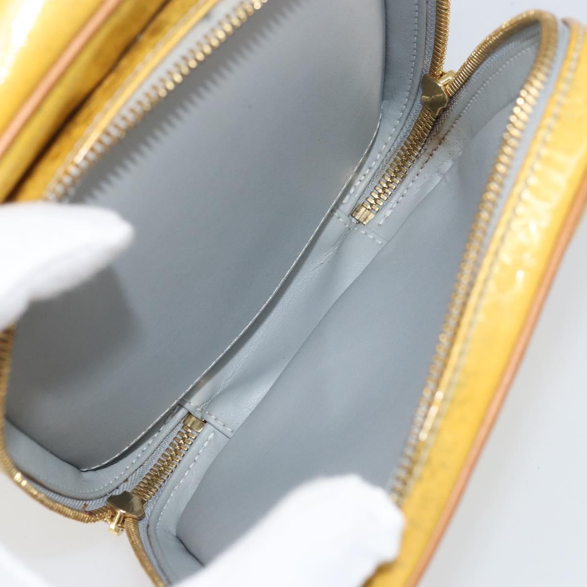 LOUIS VUITTON Monogram Vernis Wooster Shoulder Bag Gris M91036 LV Auth 169545