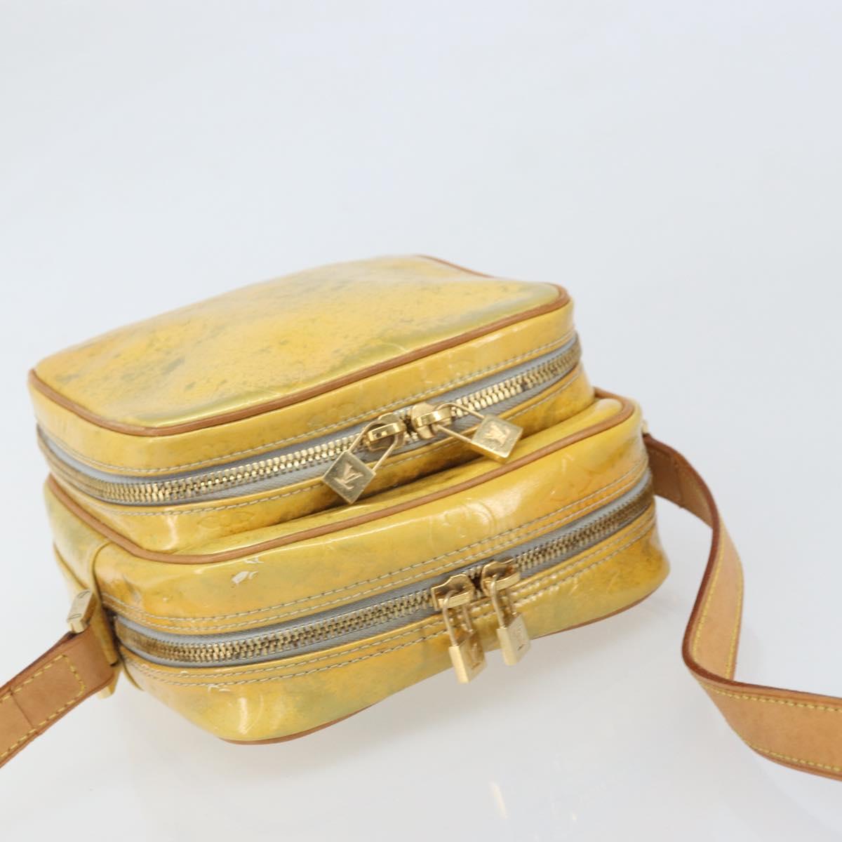 LOUIS VUITTON Monogram Vernis Wooster Shoulder Bag Gris M91036 LV Auth 169545