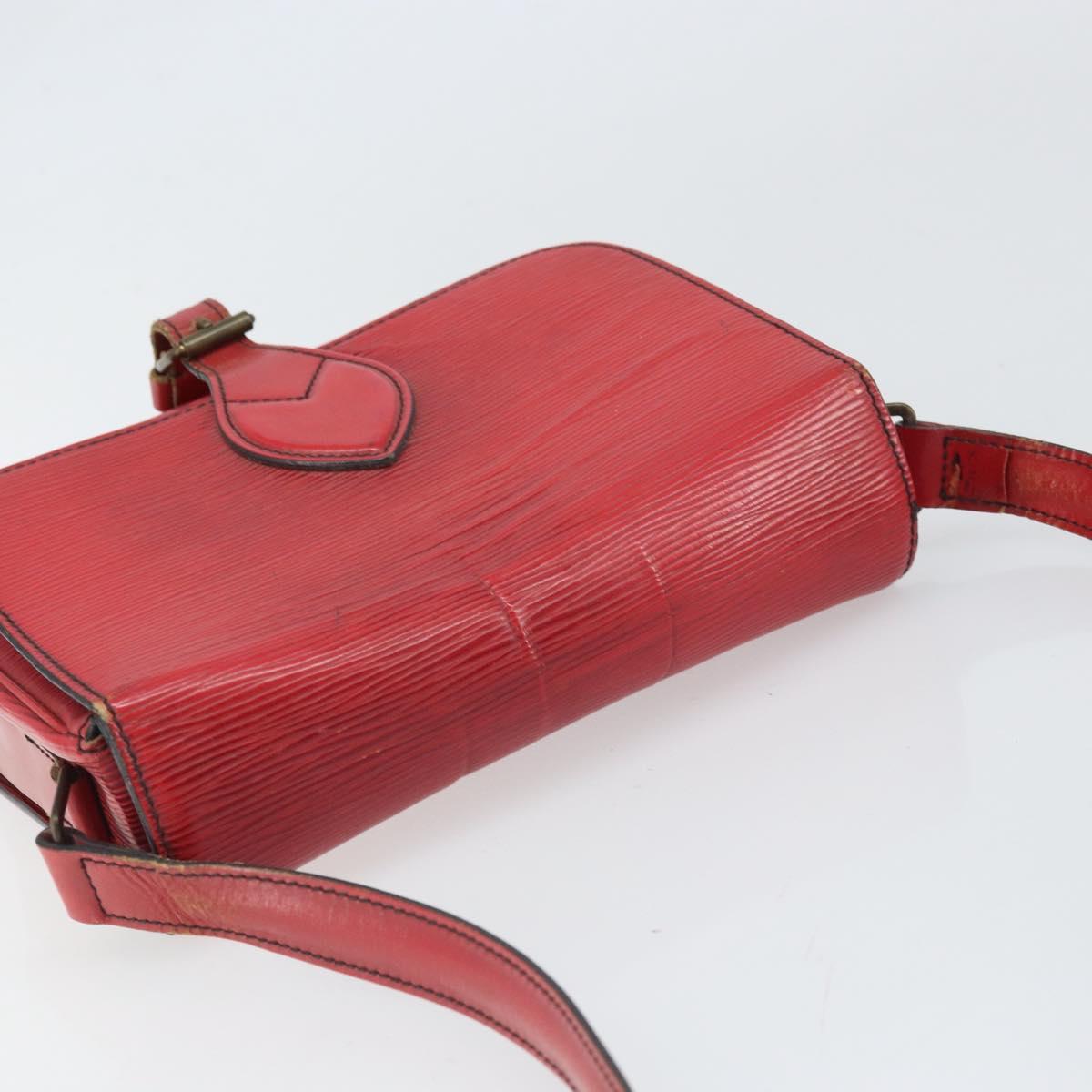 LOUIS VUITTON Epi Cartesier MM Shoulder Bag Red M52247 LV Auth 169548