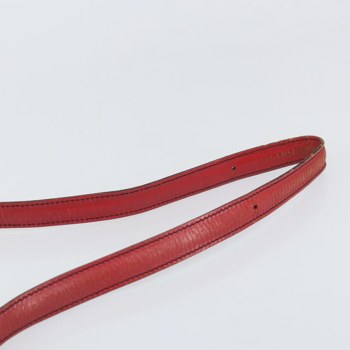 LOUIS VUITTON Epi Cartesier MM Shoulder Bag Red M52247 LV Auth 169548