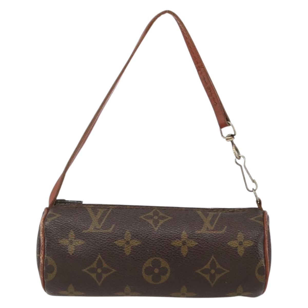 LOUIS VUITTON Monogram Papillon Pouch LV Auth 169550