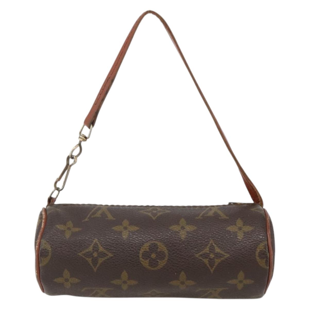 LOUIS VUITTON Monogram Papillon Pouch LV Auth 169550