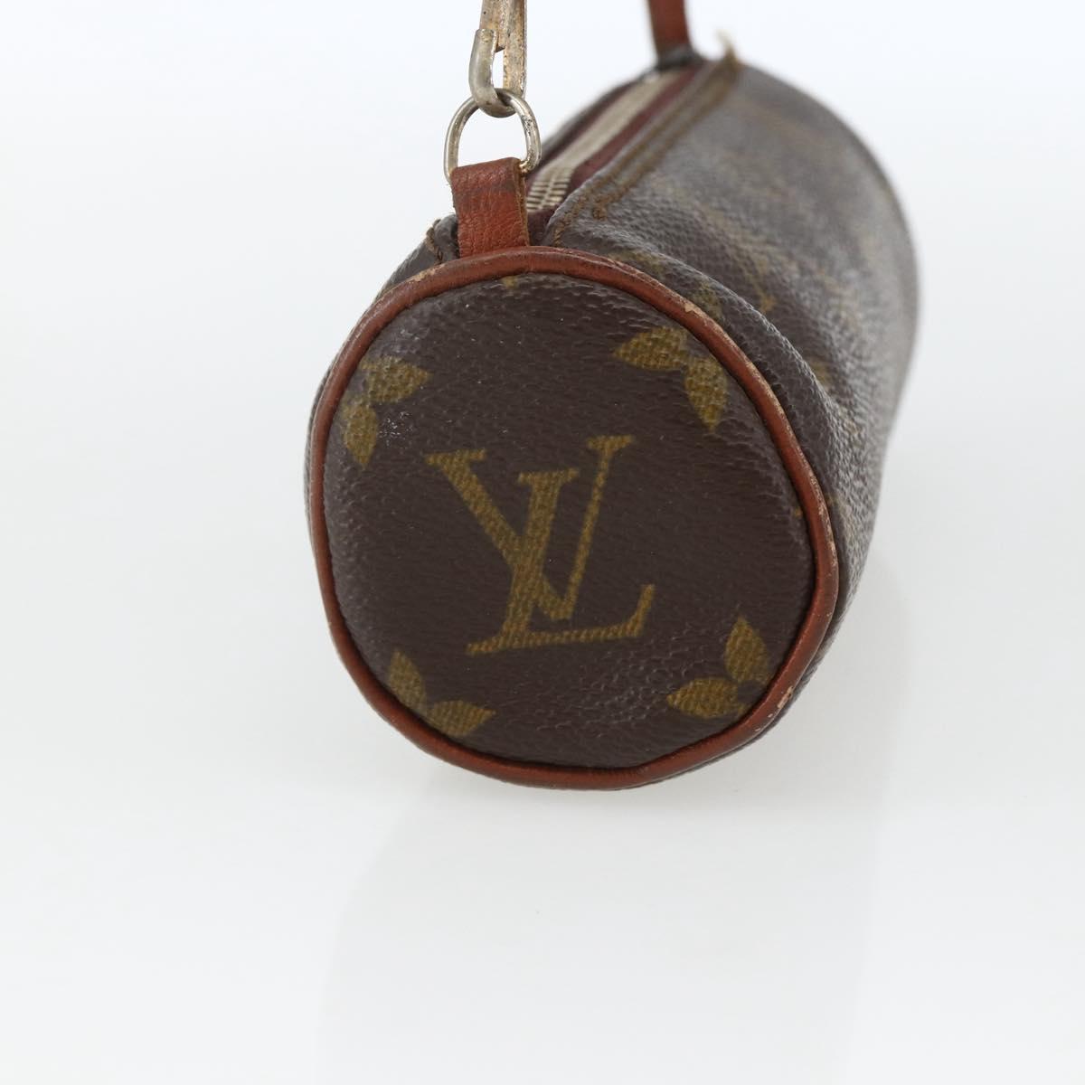 LOUIS VUITTON Monogram Papillon Pouch LV Auth 169550