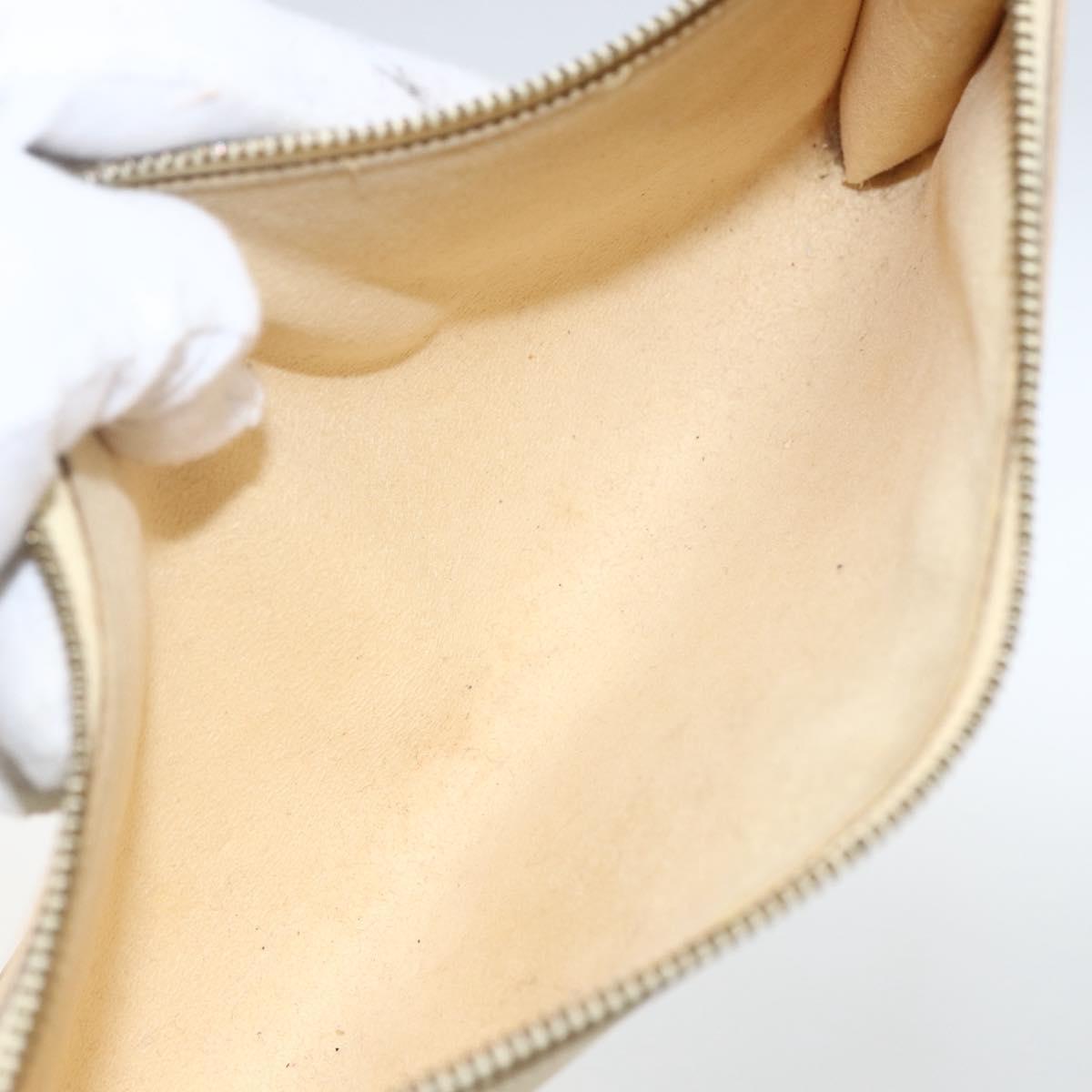 LOUIS VUITTON Epi Pochette Accessoires Pouch Vanilla M5294A LV Auth 169565A