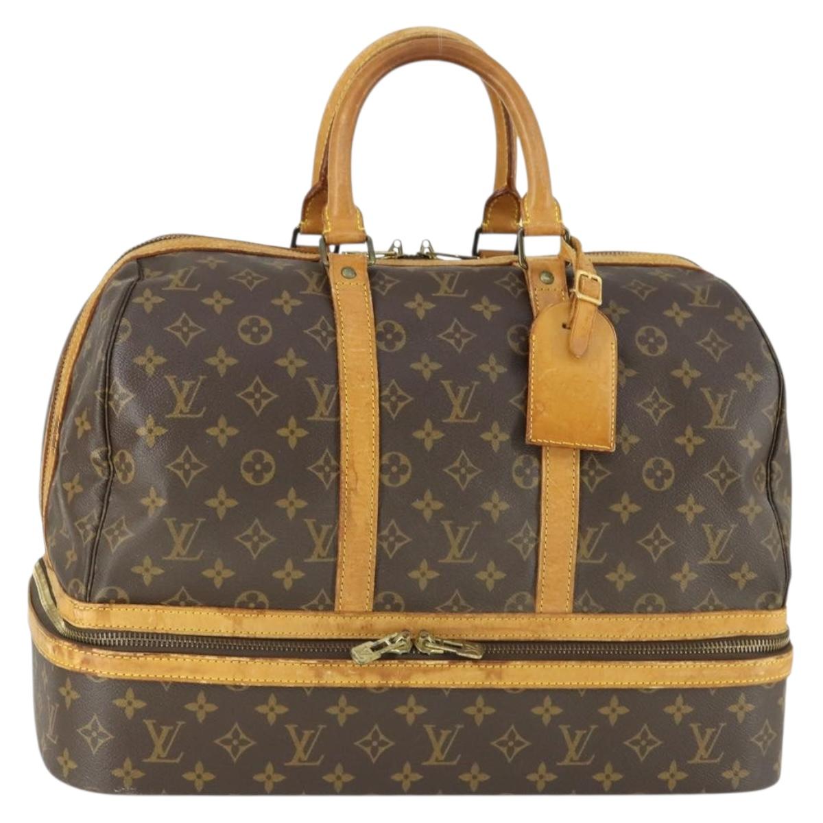 LOUIS VUITTON Monogram Sac Sports Boston Bag M41444 LV Auth 169568