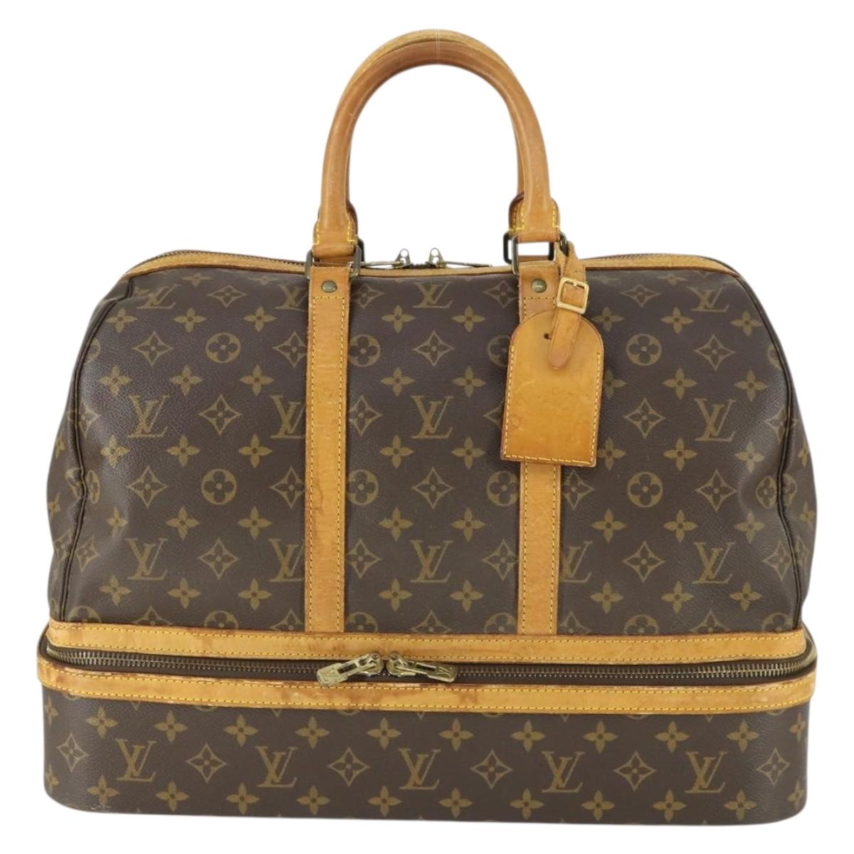 LOUIS VUITTON Monogram Sac Sports Boston Bag M41444 LV Auth 169568