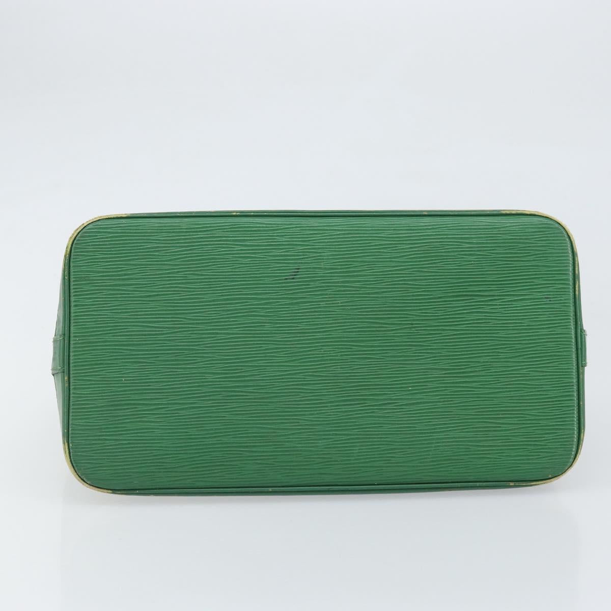 LOUIS VUITTON Epi Alma Hand Bag Borneo Green M52144 LV Auth 169584