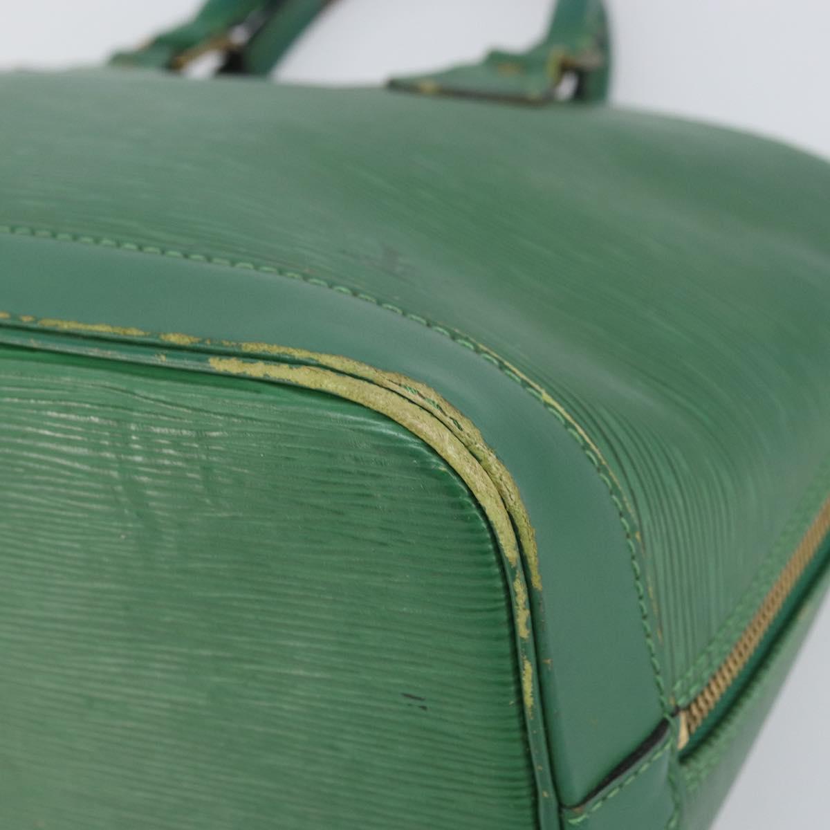 LOUIS VUITTON Epi Alma Hand Bag Borneo Green M52144 LV Auth 169584