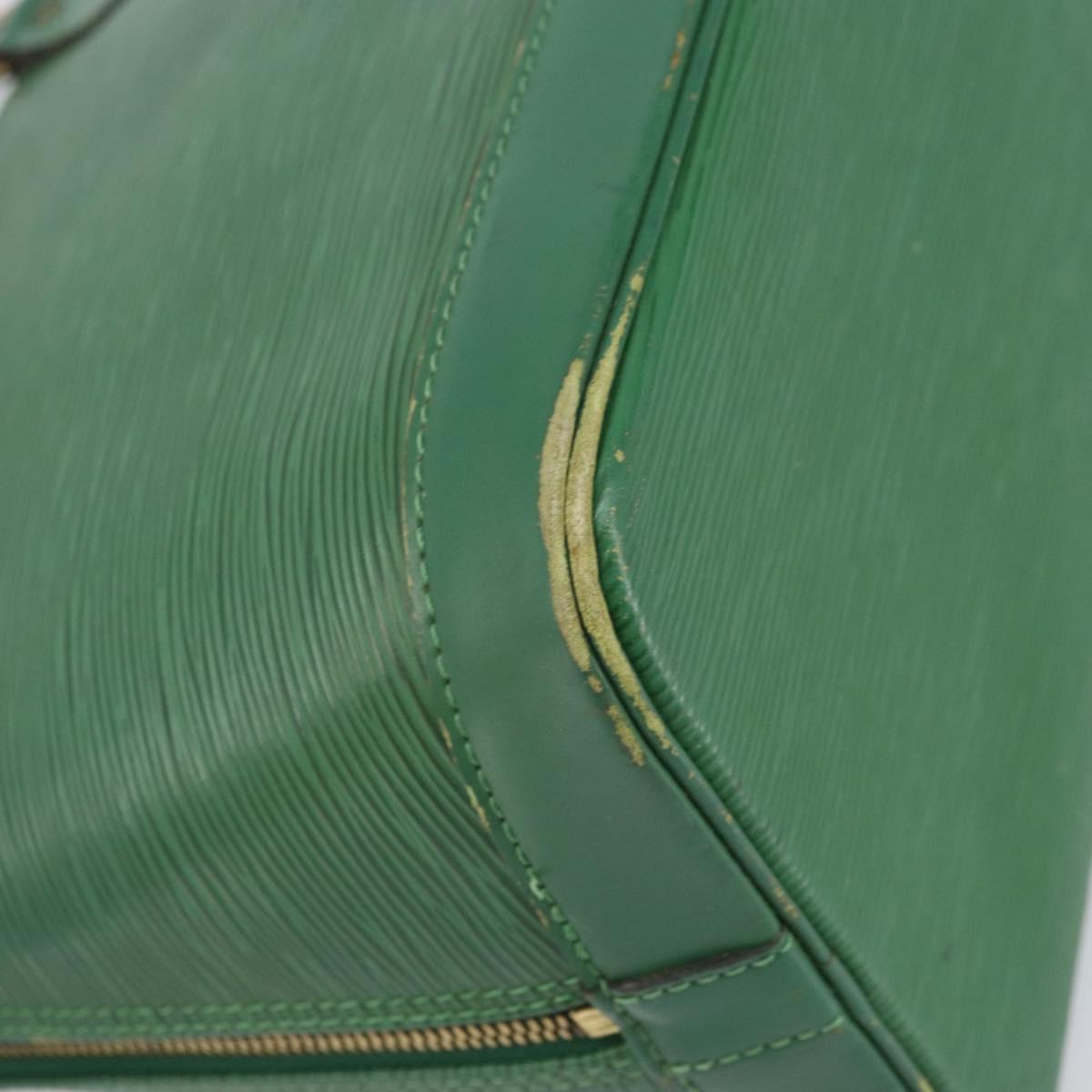 LOUIS VUITTON Epi Alma Hand Bag Borneo Green M52144 LV Auth 169584
