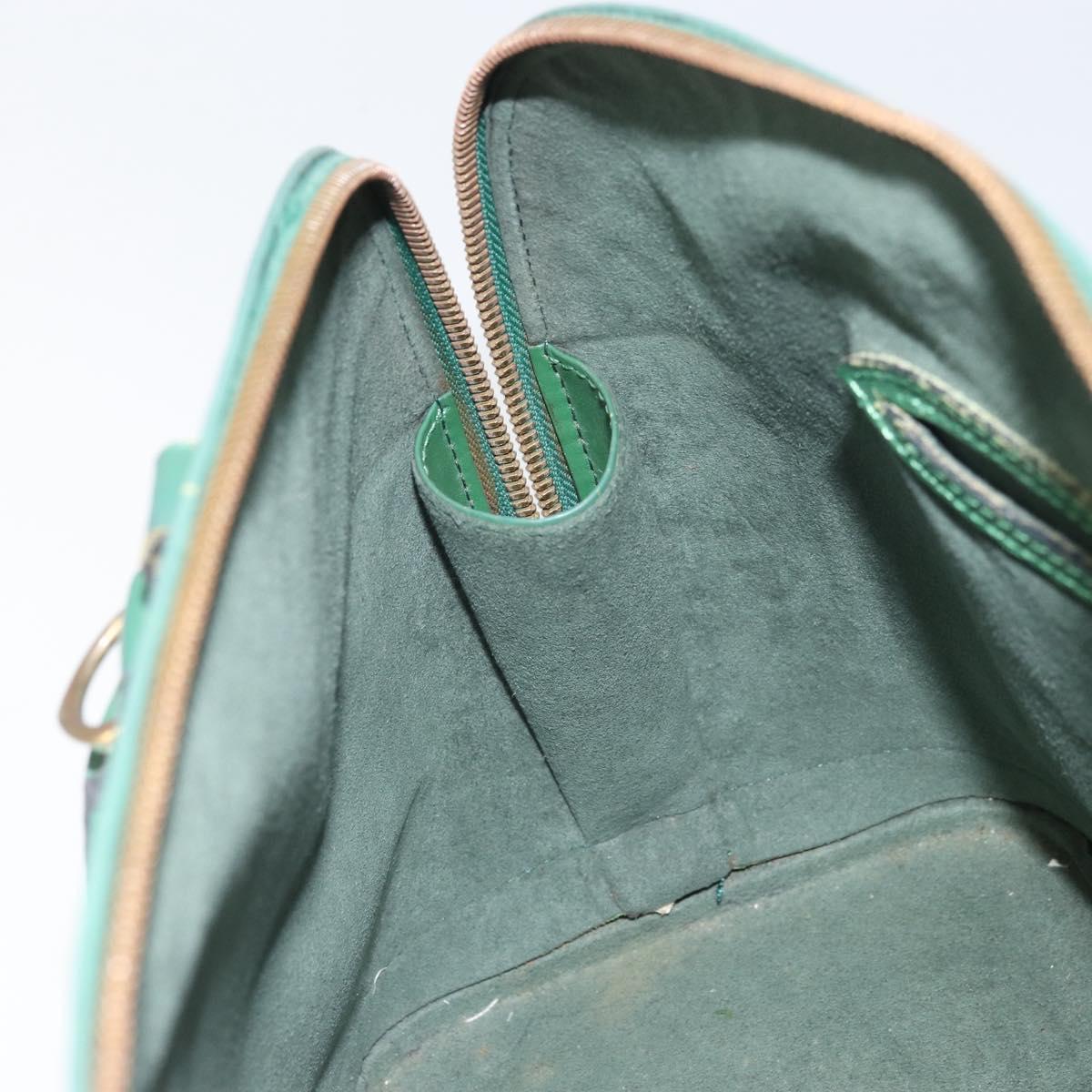 LOUIS VUITTON Epi Alma Hand Bag Borneo Green M52144 LV Auth 169584
