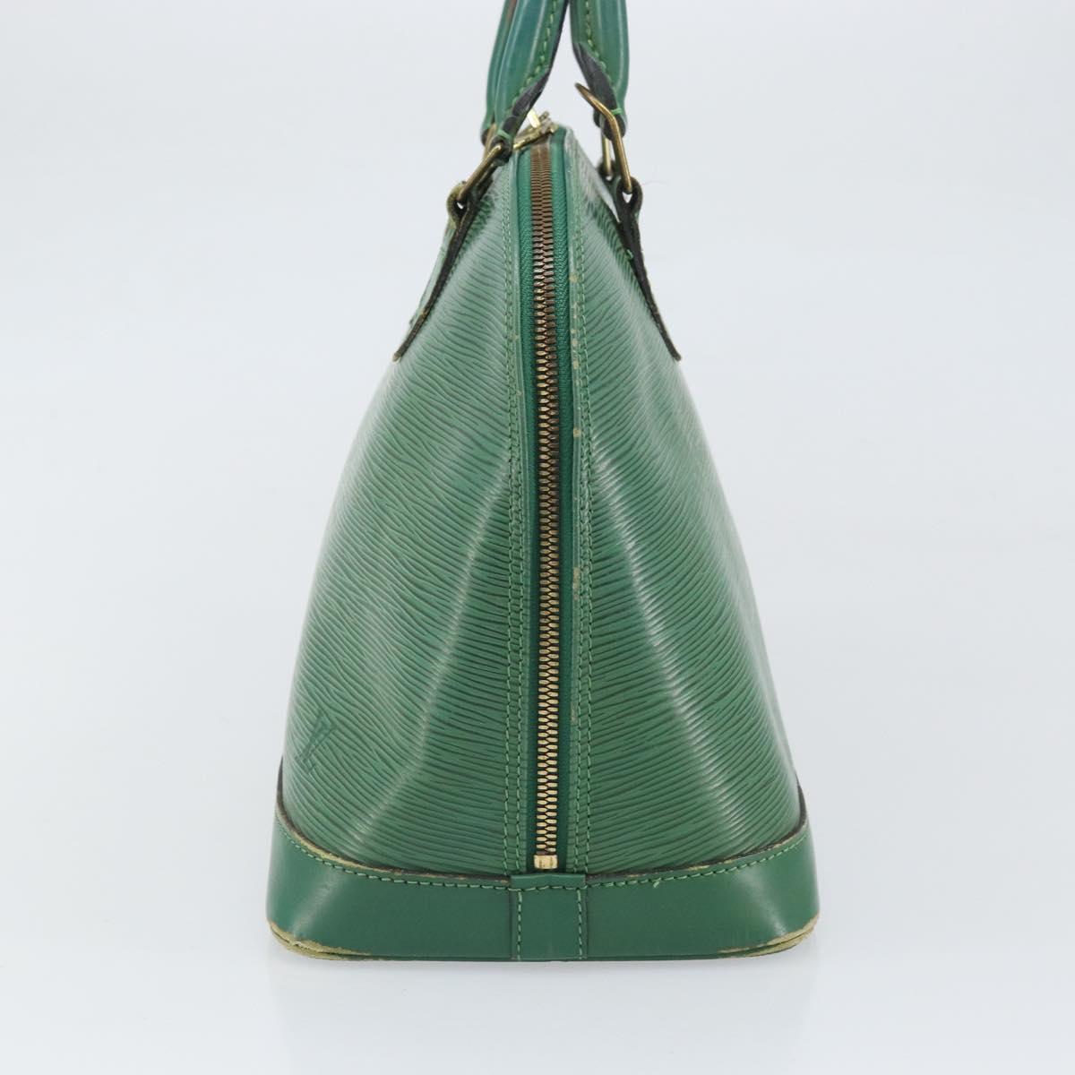LOUIS VUITTON Epi Alma Hand Bag Borneo Green M52144 LV Auth 169584