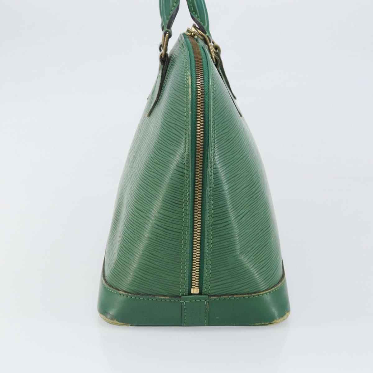 LOUIS VUITTON Epi Alma Hand Bag Borneo Green M52144 LV Auth 169584
