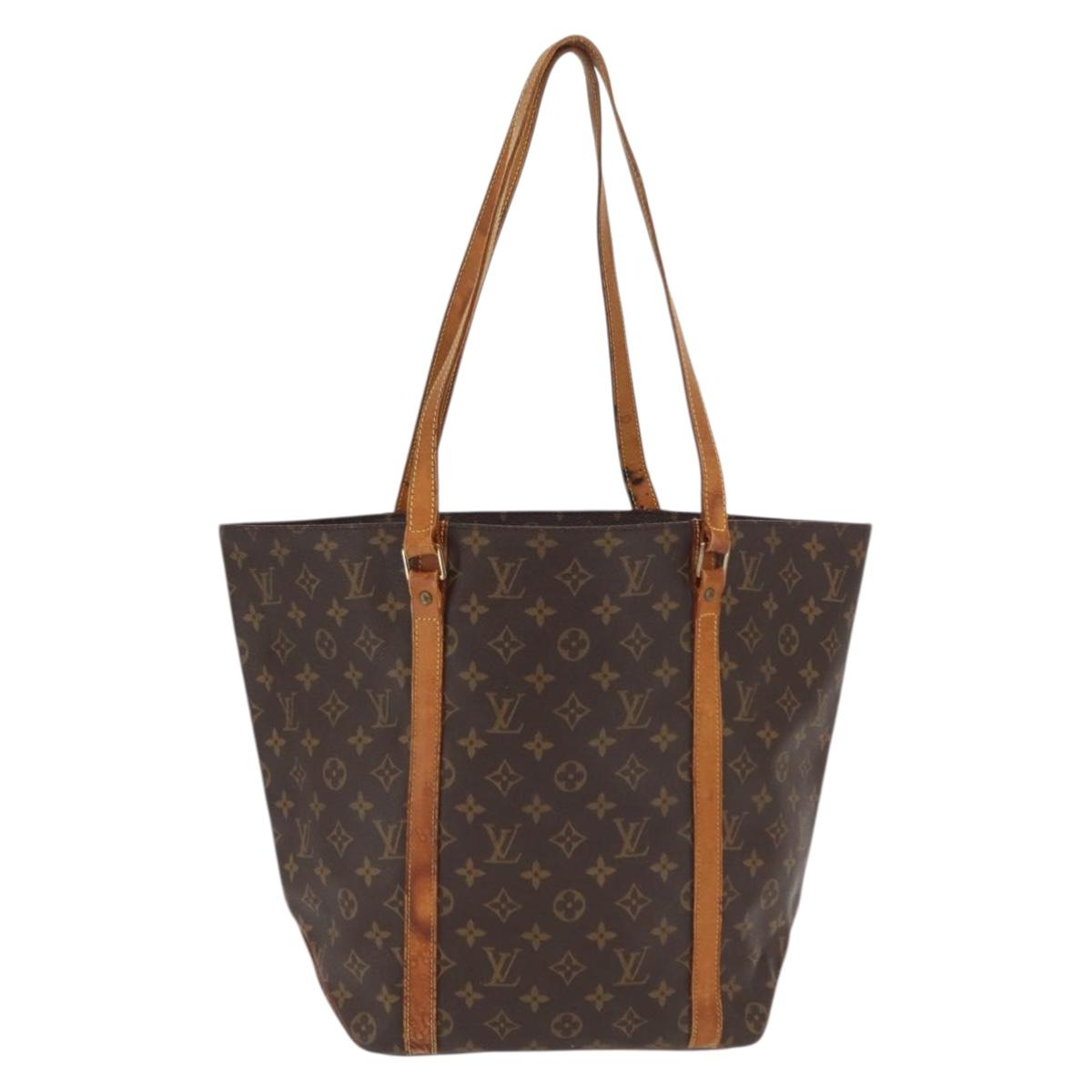 LOUIS VUITTON Monogram Sac Shopping Tote Bag M51108 LV Auth 169590