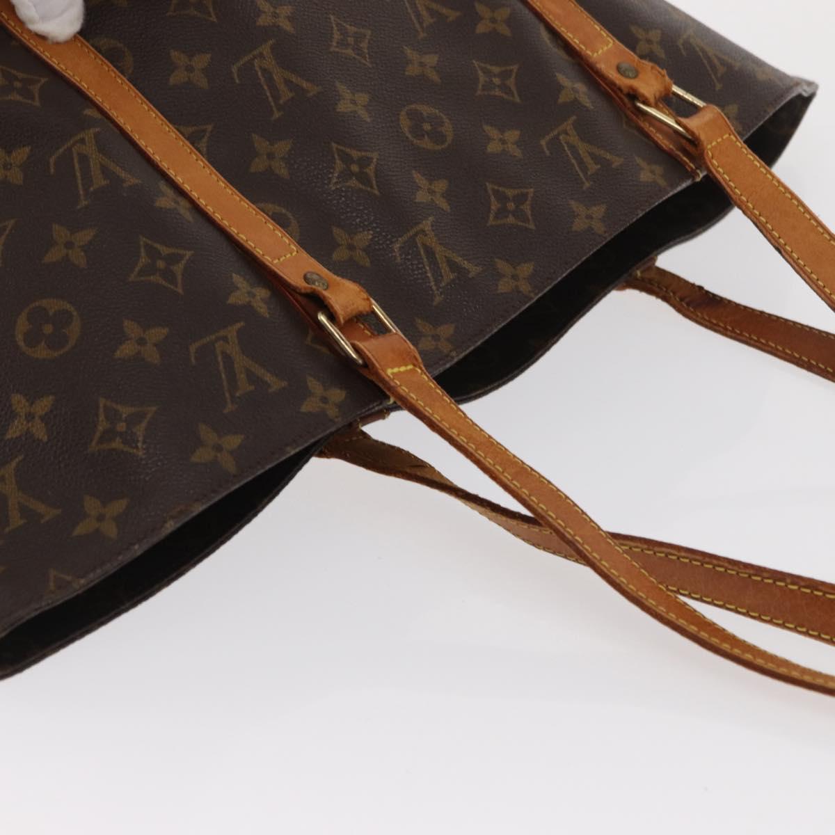 LOUIS VUITTON Monogram Sac Shopping Tote Bag M51108 LV Auth 169590