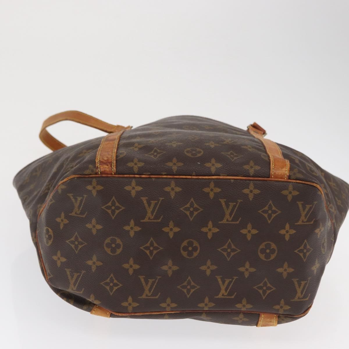 LOUIS VUITTON Monogram Sac Shopping Tote Bag M51108 LV Auth 169590