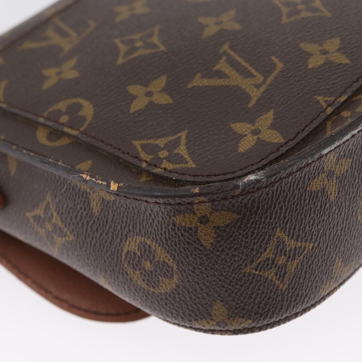 LOUIS VUITTON Monogram Saint Cloud MM Shoulder Bag M51243 LV Auth 169592