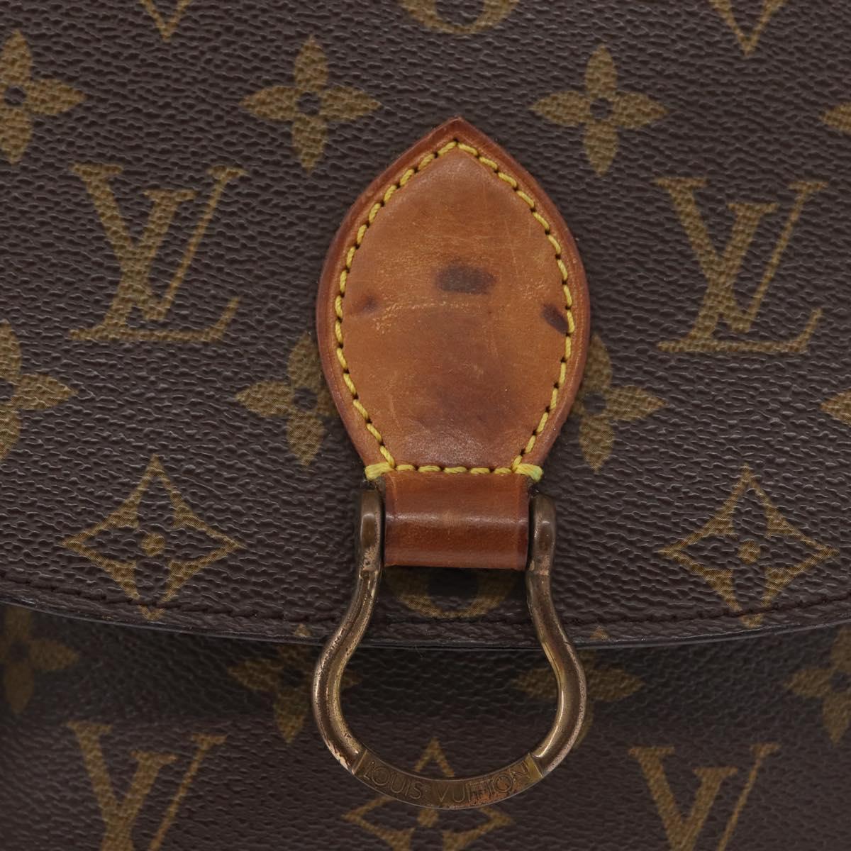 LOUIS VUITTON Monogram Saint Cloud MM Shoulder Bag M51243 LV Auth 169592