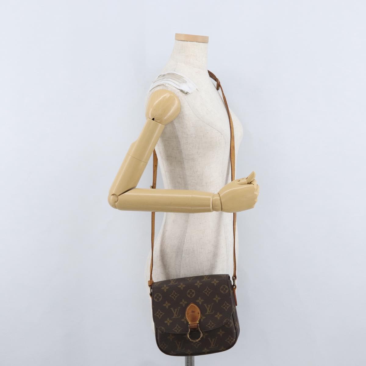 LOUIS VUITTON Monogram Saint Cloud MM Shoulder Bag M51243 LV Auth 169592