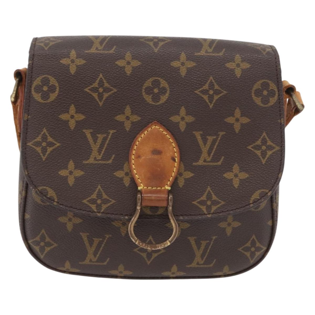 LOUIS VUITTON Monogram Saint Cloud MM Shoulder Bag M51243 LV Auth 169592