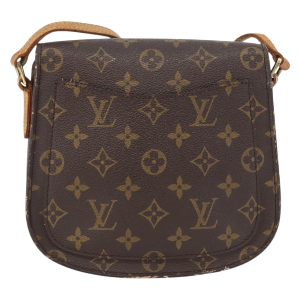 LOUIS VUITTON Monogram Saint Cloud MM Shoulder Bag M51243 LV Auth 169592