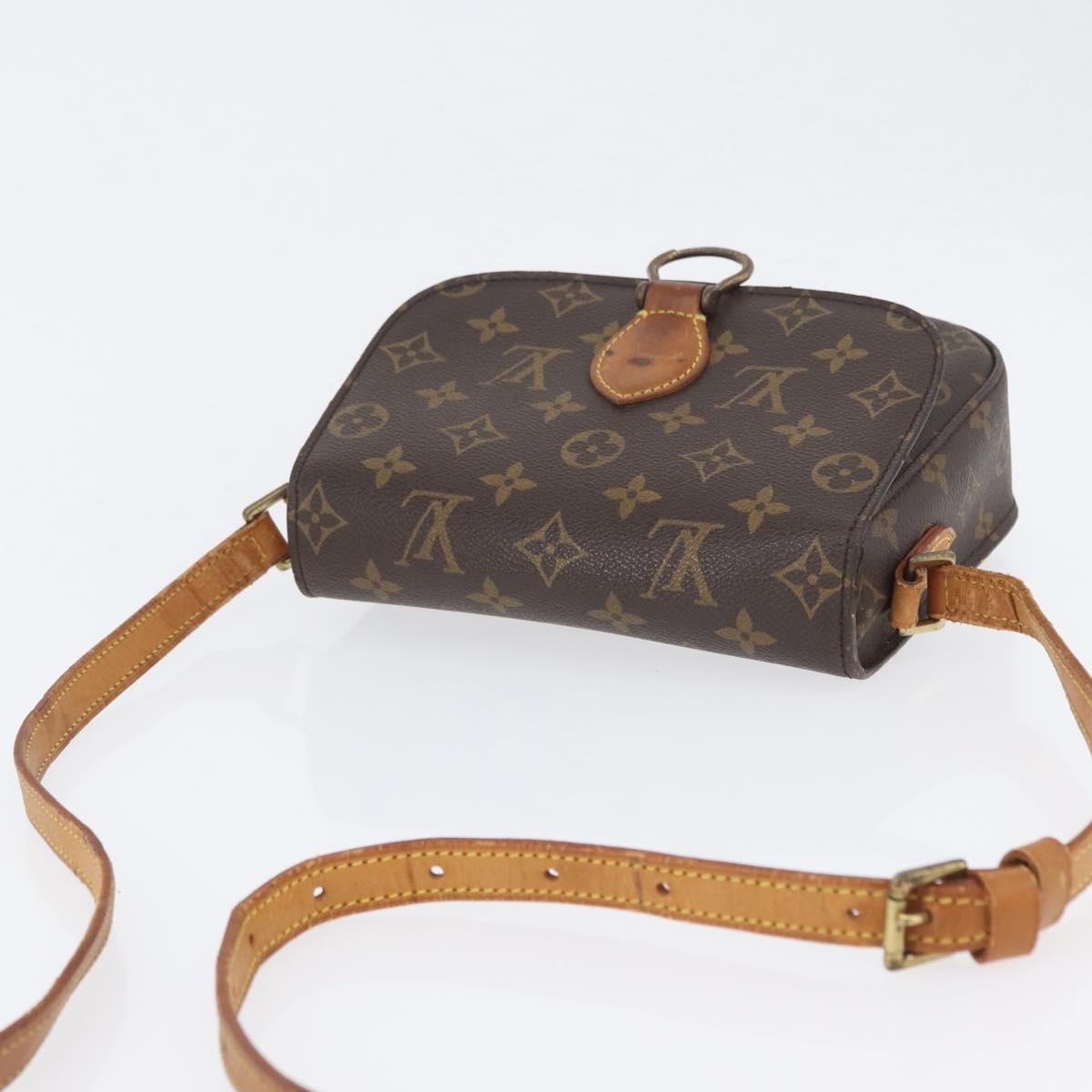 LOUIS VUITTON Monogram Saint Cloud MM Shoulder Bag M51243 LV Auth 169592